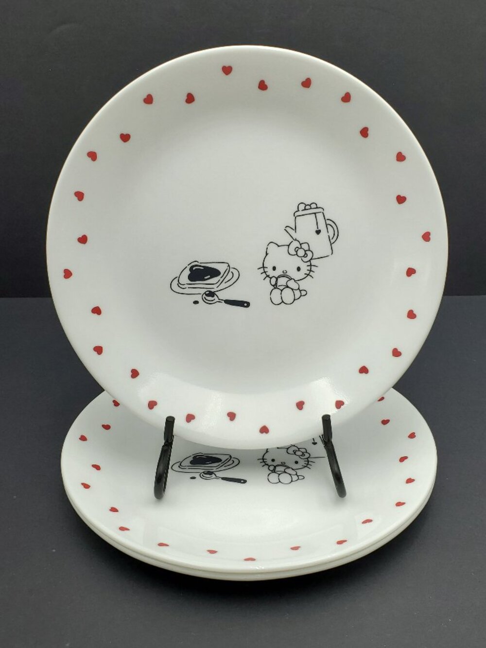 Corelle Hello Kitty Very Delicious Salad Plates Corning Hello Kitty Lunch Plates